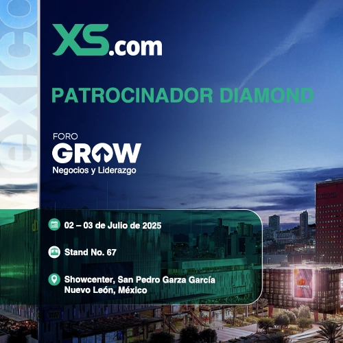 XS.com nombrado Patrocinador Diamond del Foro Grow 2025 en Monterrey, México